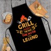 BBQ Gifts for Men, Funny Chef Apron for Men, Grill