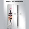 Fine Tip Dual-End Eyebrow Penci lwith Spoolie for Natural, Precise