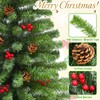 AMENON 2 Pack 4 Ft Artificial Christmas Entrance Tree in