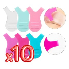 Kit Cepillos Lifting Peine Silicona Pestañas Forma Y 10pzas
