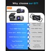 Navycrest 4K Dash Cam Front and Rear with 64GB Card,