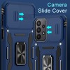 DEERLAMN Case for A23 5G/4G with Slide Camera Cover+Screen Protector,Rotated