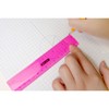 BAZIC Products Plastic Ruler 6" (15cm), Inches Centimeter Metric Measuring
