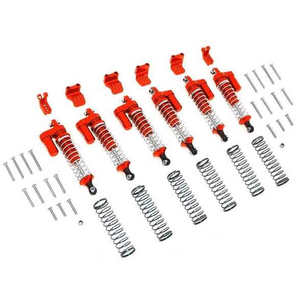 GPM Alum L-Shape Piggy Back Spring Dampers 90mm+Adj Damper Mount
