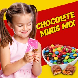 Bulk Chocolate Candy Assortment Mix, 4.5 Lbs, Mars Fun Size Candy Bars Variety Party Pack, Individually Wrapped Assorted Peanut Butter and Milk Chocolate Candies for Office, Party and Snacking