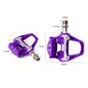 ANSJS Road Bike Pedals, Lightweight Clipless Bike Pedals with Cleat