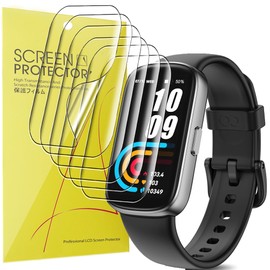 Lamshaw Compatible for VPSTAY Fitness Tracker Screen Protector, [6 Pack] Full Coverage TPU Clear Film Compatible for VPSTAY B1, Anyloop B1, ALB1 1.47 Inches Fitness Tracker (6 Pack)