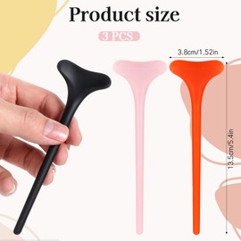 3Pcs Mascara Shield Applicator Guard Silicone Mascara Protector Tool Beginners Friendly Reusable Lash Guard for Women Eye Makeup