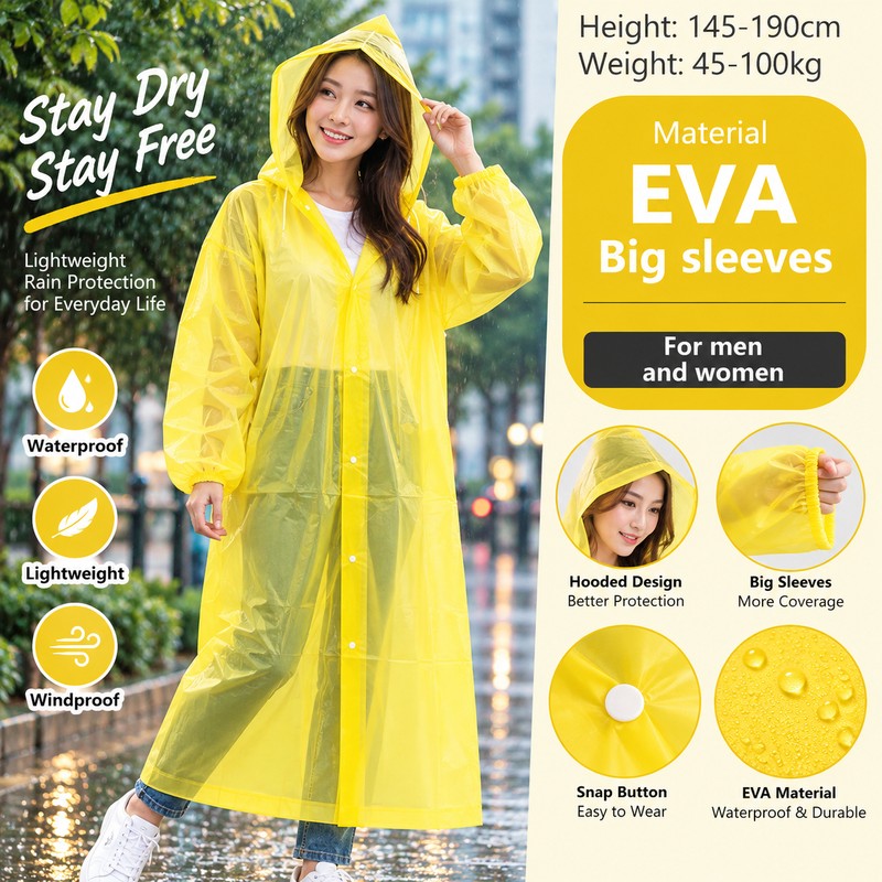Raincoat Women Men Impermeable Thickened Waterproof Raincoat Tourism Outdoor Hiking