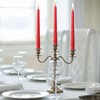 Asama Red Taper Candles - Set of 14 Dripless Candles