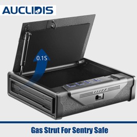 C1615046 ML31-20 7.5 inch 20lb/89N Gas Strut Shock Spring Lift Support for Sentry Safe Replacement Parts RV Camper Overhead Cabinet Lid Sentrysafe Door Tool Box, C16-15045, Set of 2 by AUCLIDIS