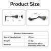 JINOHNAMILL 63mm Black Fishing Spinning Reel Handle Replacement for Shimano