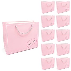 Modern Whimsy 10 pcs Spa Gift Bags | Spa Party Favors for Girls | Slumber and Sleepover Party Supplies for Girls | Sleepover Stuff | Premium Quality - 9.8" x 7.9" x 3.9"
