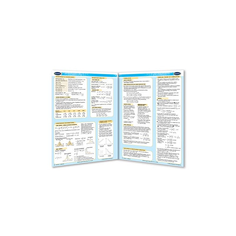 Statistics Guide - Quick Reference Guide by Permacharts