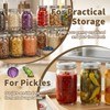 32oz Glass Mason Jars Wide Mouth 12-Pack with Airtight Lids