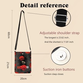 Hades Townn Broadway Musical Theatre Gift Musicals lover Crossbody Bag Stagey Play Gift Musical Theater Purse Shoulder Bag (HAD cbca)