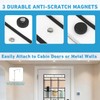 HYTWEDO Cruise Magnetic Door Organizer with Hooks, 15 Large Pockets,