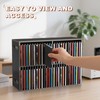 SANFURNEY 52 Slots CD Holder, Wall-Mounted CD Holder Stand