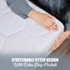 Plush Palace Extra Deep 30cm Quilted Single Mattress Protector, Hypoallergenic