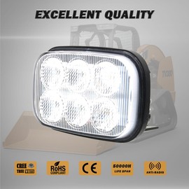 AGP.1978 LED Work Light Flood Beam Compatible With Case SR130 SR200 SR175 TV380 SR250 SV250 SR150 TR270 TR320 SV185 SV300 SR220 New Holland L213 C238 L215 C227 (1)