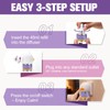 Flyjobs Dog Pheromone Calming Diffuser for Dogs, 4×48ml Refills &