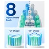 Bymore Bymore Electric Toothbrush for Adults,Travel Sonic Toothbrush with 8