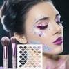 codree 26 Pcs Mermaid Scale Stencil Set, Mermaid Face Makeup