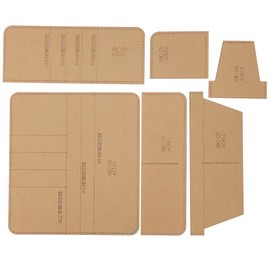 Wallet Acrylic Stencil Clear Acrylic Leather Pattern Leather Templates for Handmade DIY Crafts