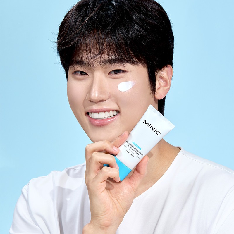 minik Minic No Sebum Blue Chamomile Organic Moisturizing Sun Cream