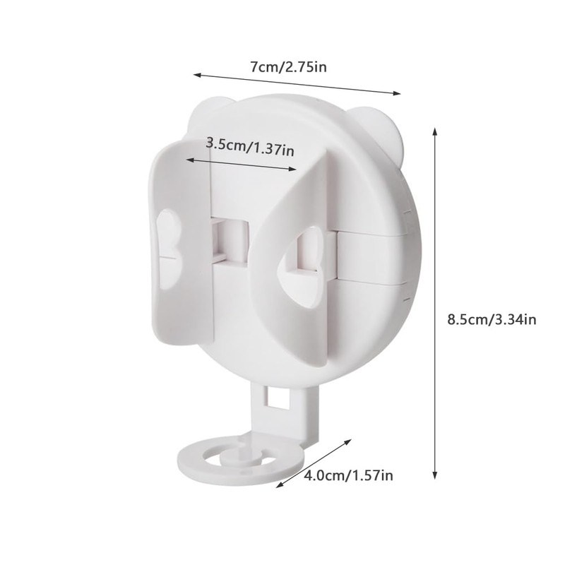 UtySty 2 Pack Rechargeable Electric Toothbrush Holder Organizer Self Adhesive