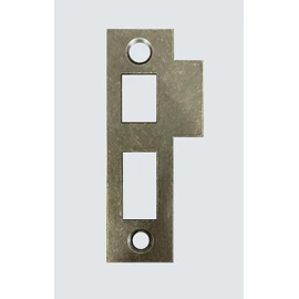 3-1/4" Antique Brass Door Strike Plate Latch for Mortise, Vintage, Solid Brass, Striker, Keeper, Replacement for 82mm/3.25"