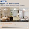 Laliled Ceiling Fan with Light – Socket Fan Light with
