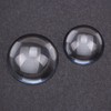 WSDMAVIS 4Pcs Crystal Clear Magnifying Glass Dome High Definition Half