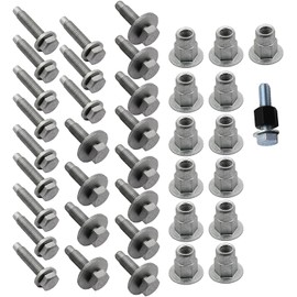 Sidestep Hardware Mounting Kit Compatible with 2013-2019 RAM 1500 2500 3500 | 2014-2019 RAM 4500 5500 Running Board Mounting Hardware