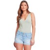 YMI Womens Junior Wannabettabutt 3-Button Mid-Rise Cuffed Hem Lightly Distressed