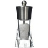 Peugeot Ouessant Acrylic and Stainless Steel Salt Mill, 14cm/5-1/2-Inch, clear,