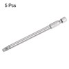 HARFINGTON 5Pcs Security Torx Bit 1/4" Hex Shank 4" Long