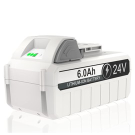 i-Bateria 24V Battery Replace for Sun Joe + Snow Joe 24V Battery 24BAT-LTE/LTW/LTX/XR/LT, 6.0AhLithium Ion Battery Compatible for All Joe iON+ 24V-X2-SB18/20SB/SB15 Cordless Snow Blowers