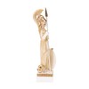 Athena with Owl Medusa Holding Sign Greek Goddess Alabaster Statue