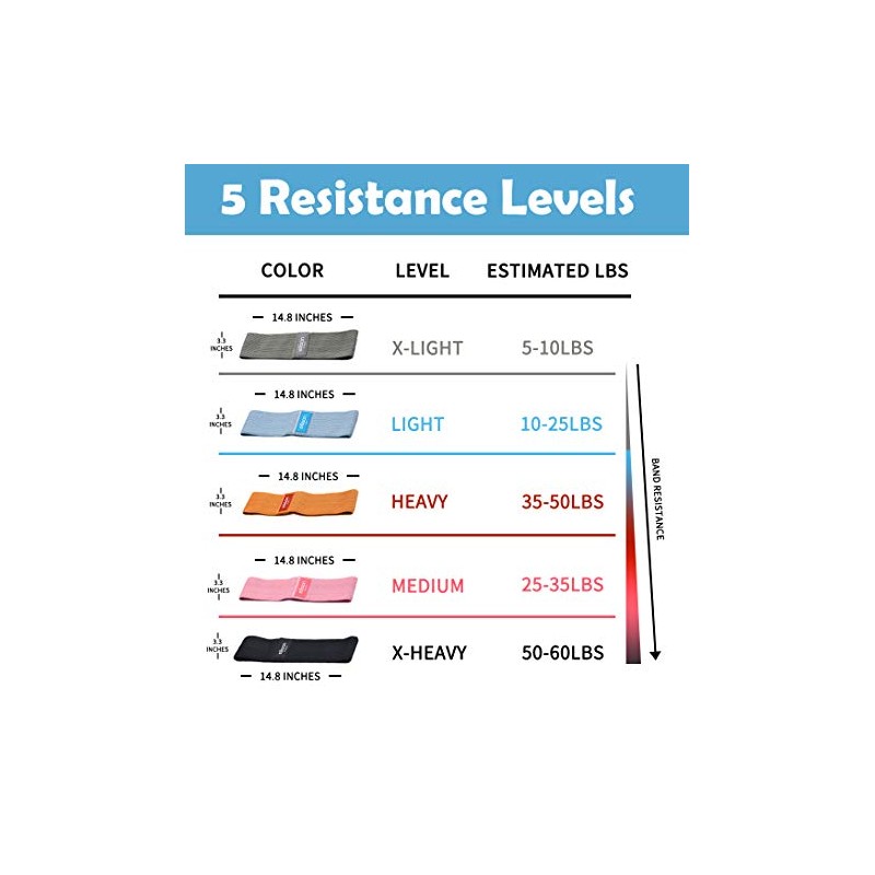 EILISON GLAMFIT - Bandas de resistencia para botas para mujer,