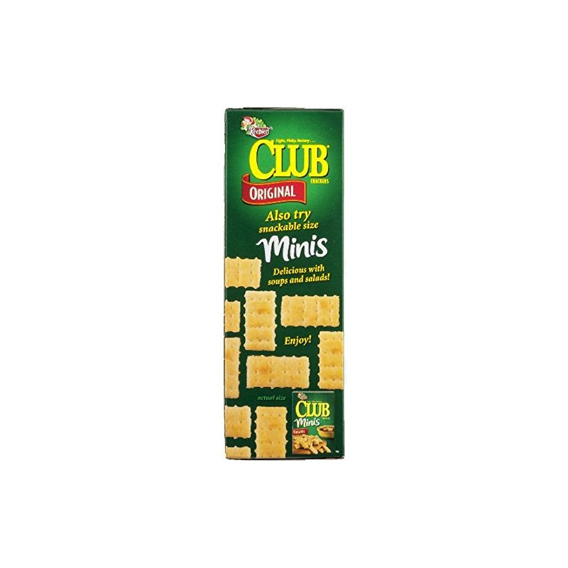 Keebler Club Snack Crackers (Original, Pack of 4)