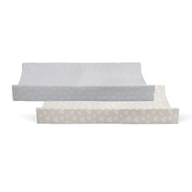 Bubba Blue Nordic Waterproof Change Mat Cover, 48 x 82 cm Size, Grey/Sand (Pack of 2) 100.0 Grams