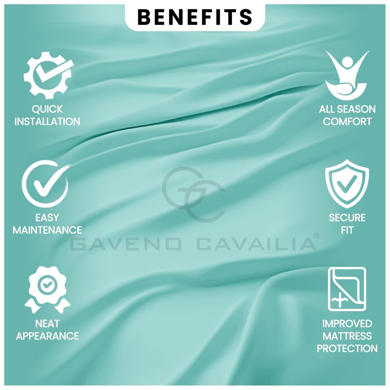 GC GAVENO CAVAILIA 4ft Fitted Bed Sheet- Polycotton Small Double
