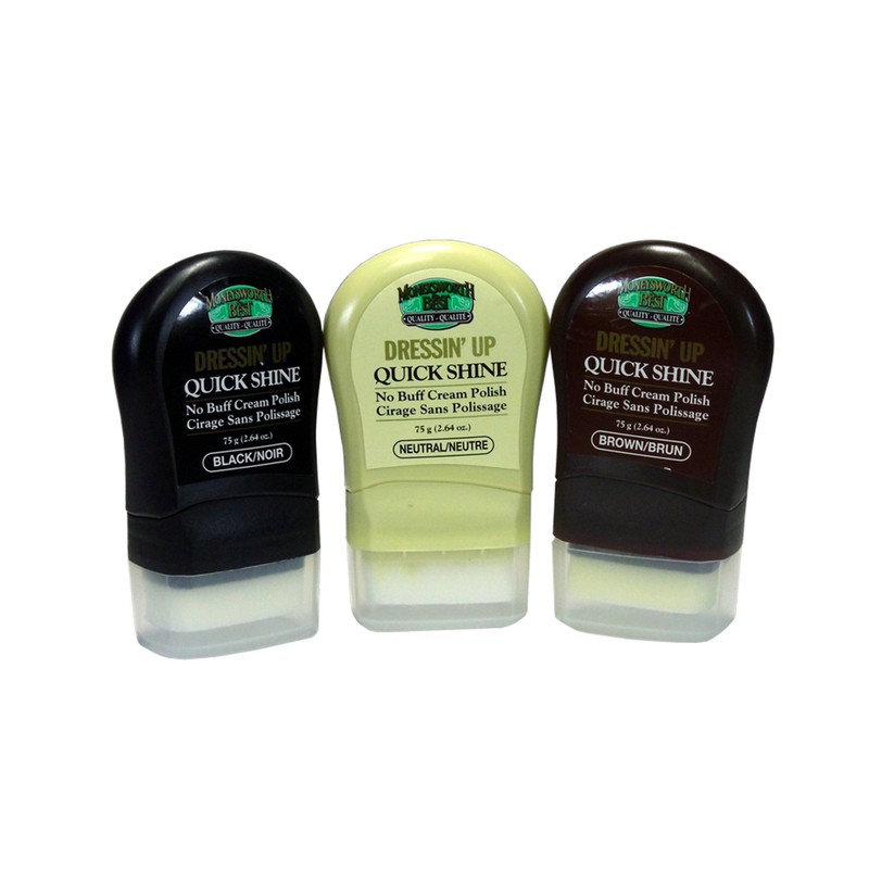 Moneysworth & Best Shoe Care Quick Shine Shoe Cream, Neutral,