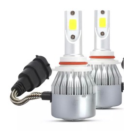 2PCS H8/H9/H11/9006/9005/H7/H4/H13/9007/9004 Car LED Light, 6000K 3800LM Super Bright High and Low Beam Bulb C6 LED Fog Light Headlight Bulb Replacement, Plug & Play, Car/trucks (9006/9012/HB4)