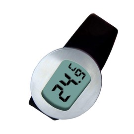 Zerodeko Portable Liquid Thermometer for Wine and Milk Bottles Accurate Temperature for Bottles Easy to Use Kitchen Tool with Display