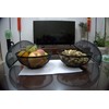 Metal Fruit Basket Decoration Worktop Fruit Bowl Design Grey Mesh
