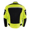 Milwaukee Leather MPM1794 Men's High Vis Black and Green Armored