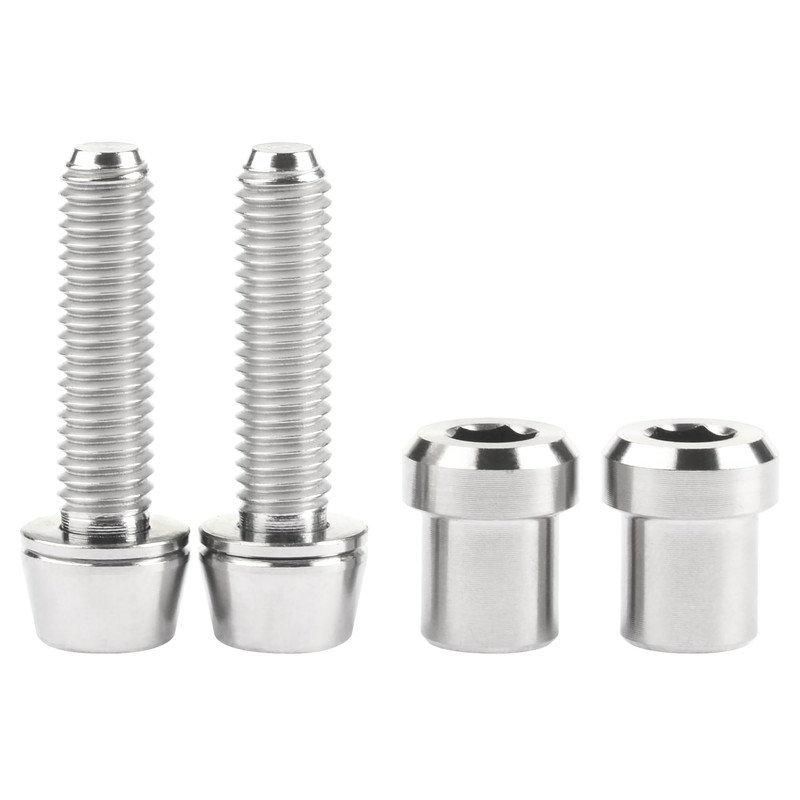 Wanyifa Titanium M5x16 18 20mm Bolt with Washer Hex Head