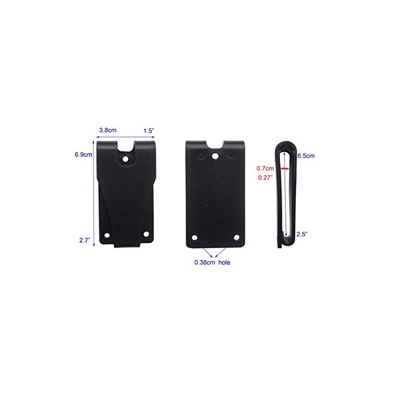 MYIW Kydex Leather Gun Holster and Sheath Belt Clips,Heavy Duty